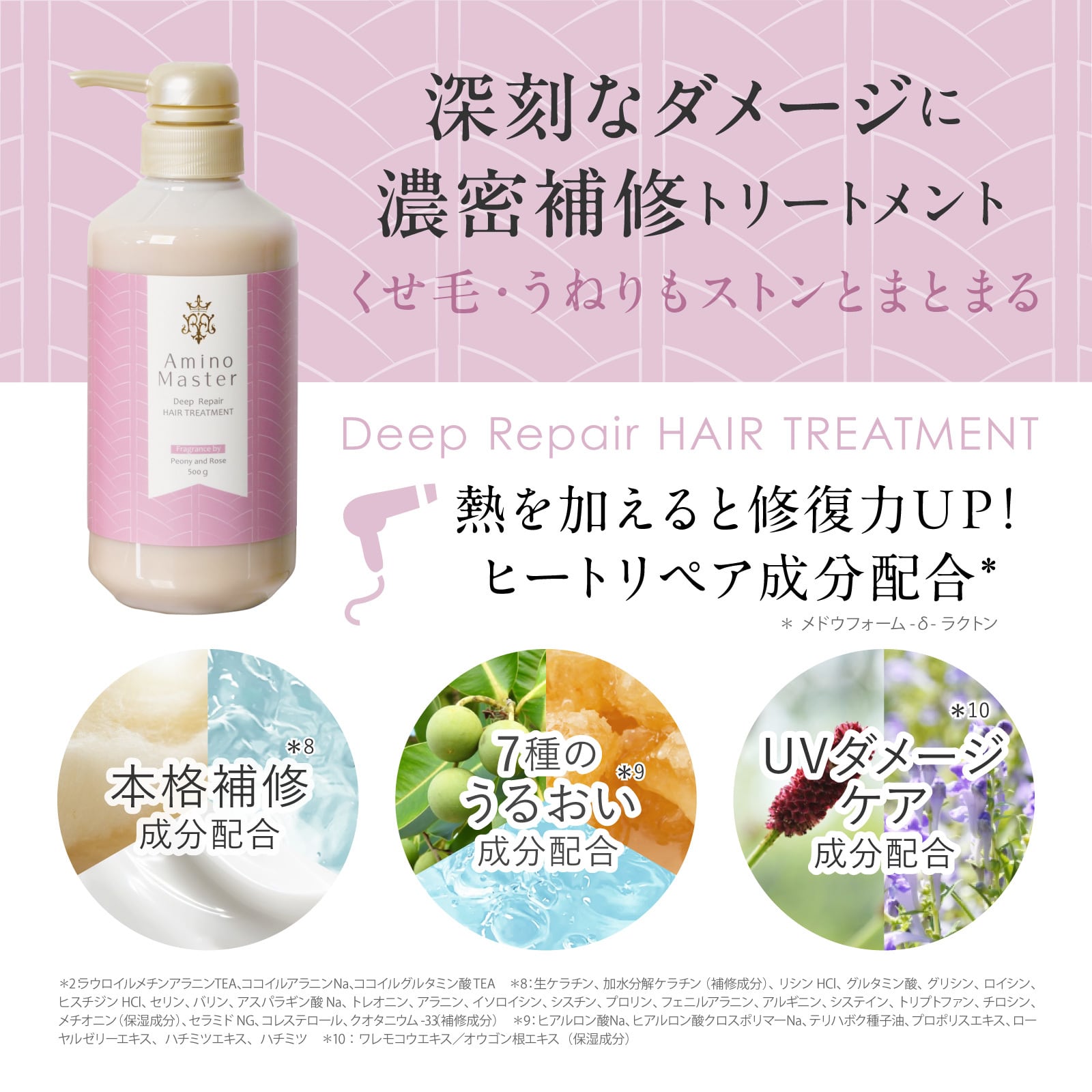 つめかえ用】アミノマスター ディープリペアヘアトリートメント 400g