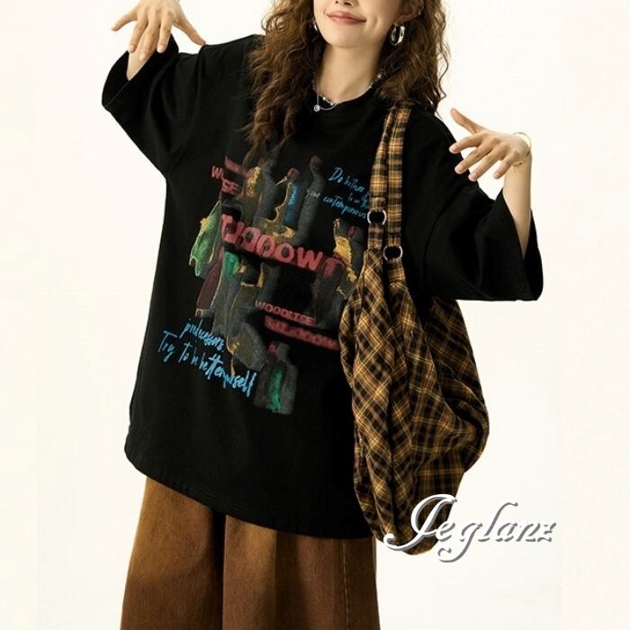2色 ポートレート ロゴ 半袖 Tシャツ アメリカン ユニセックス(MC587)β