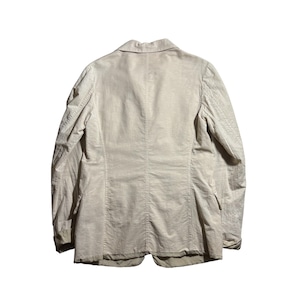 Y’s cotton linen tailored jacket