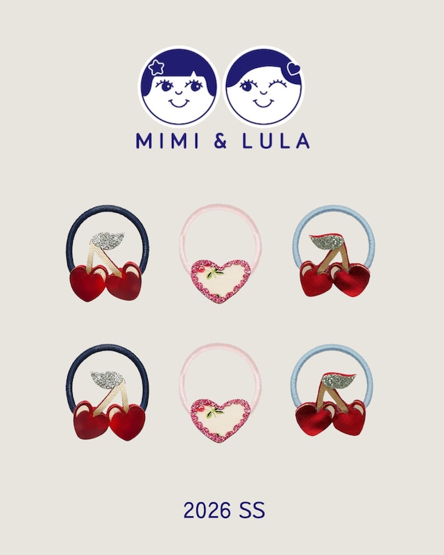 即納【MIMI&LULA】Red cherries mini ponies