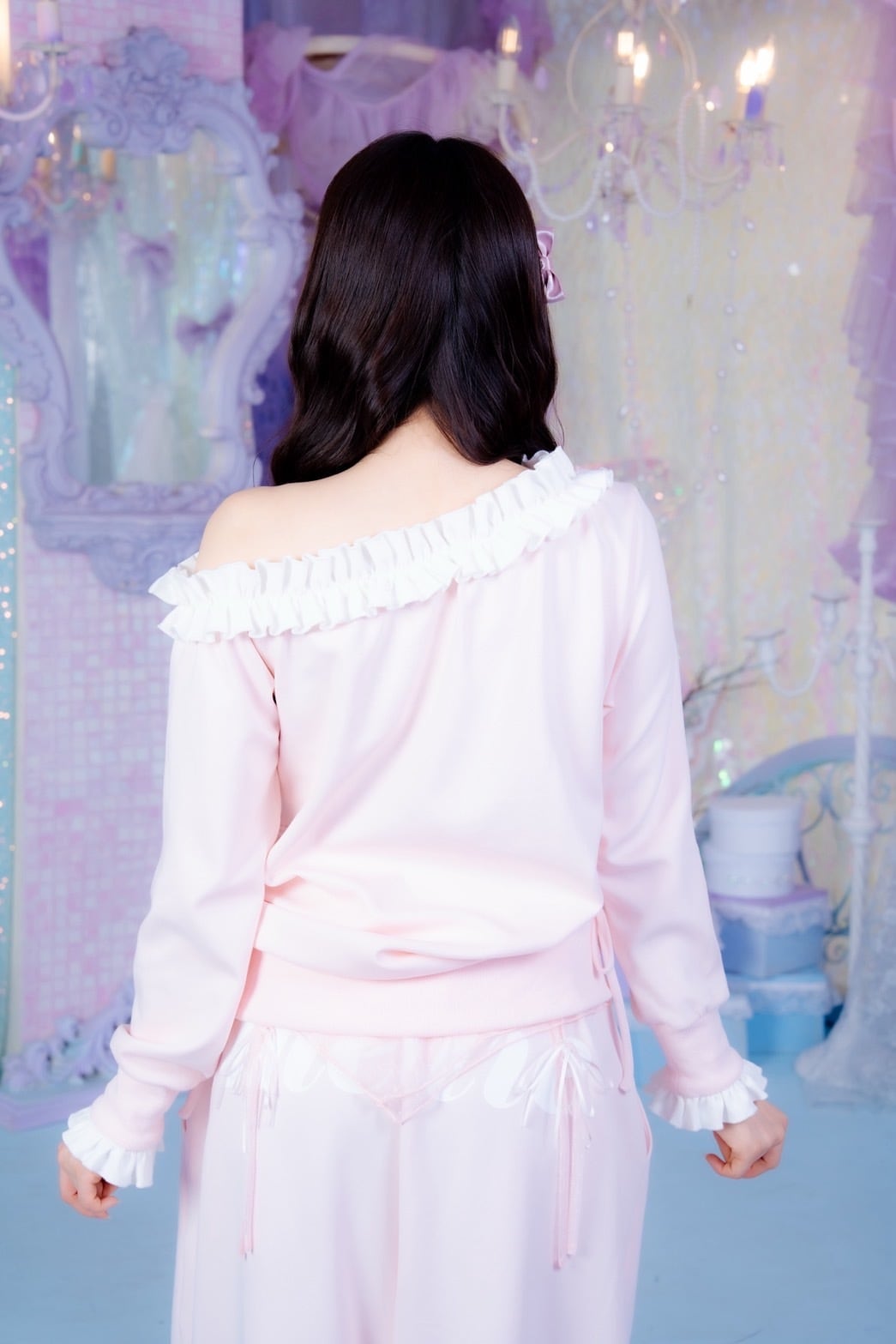 Kitten Frill One Shoulder Tops