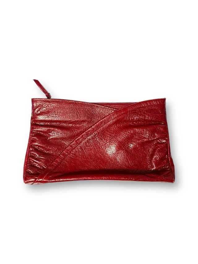 Lather clutch bag