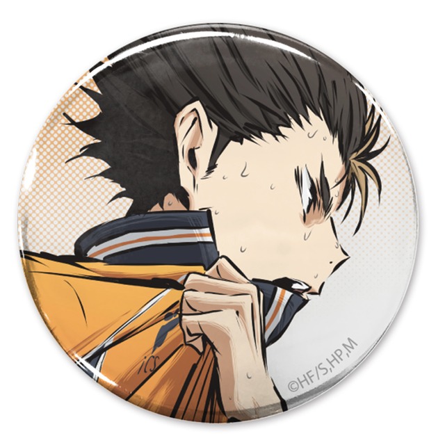 ハイキュー!! 西谷夕 65mm缶バッジ 勝利への闘志Ver.