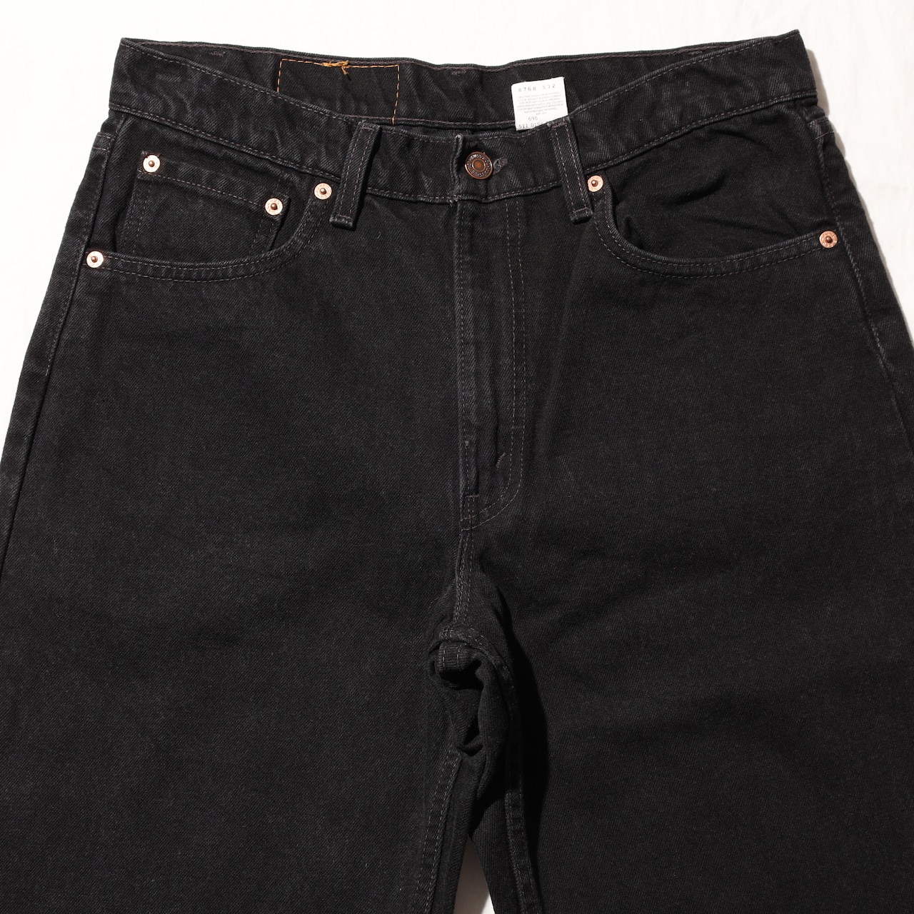 極美品 34×32 USA 98年 サルファーブラックデニムパンツ リーバイス