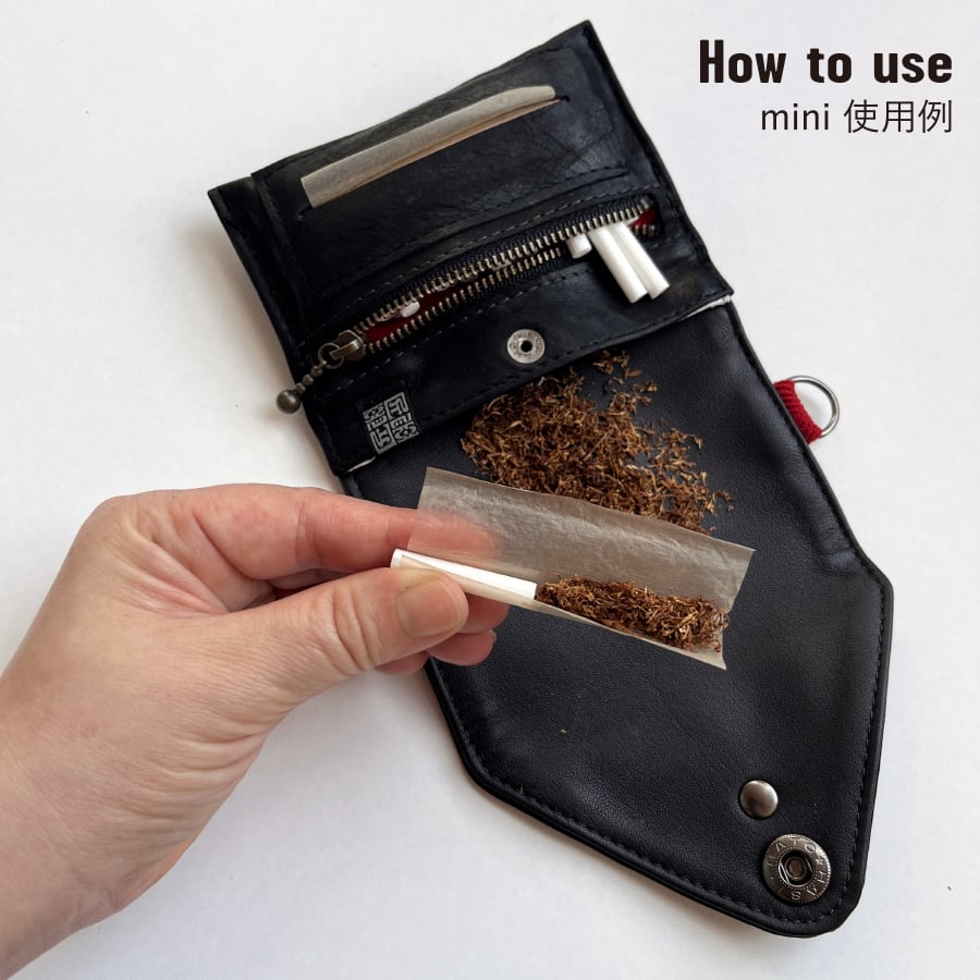 新mini - leather 革 [巻きタバコケース] ABRN - MOSTRO | 惡匠SHOP