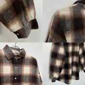 【受注予約：10月上旬入荷予定】フランネル微起毛オーバーシャツJK/モカ
