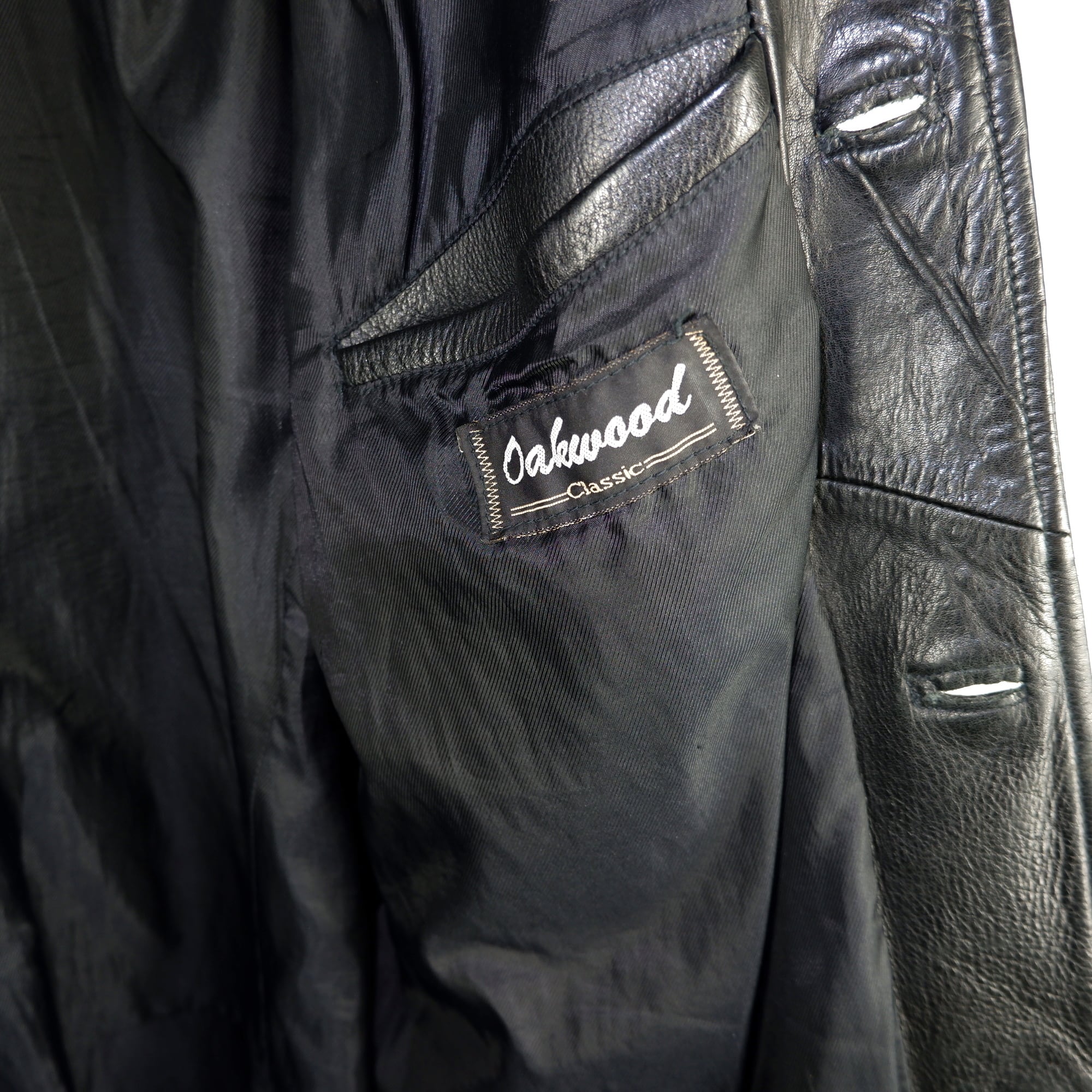 [L] OAKWOOD Leather Jacket | レザージャケット | きれいめや90sのメンズ古着専門店jo-Ro powered by  BASE