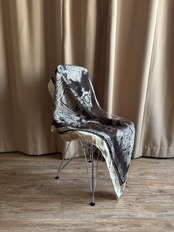 vintage paisley pattern sheer scarf-5229-4