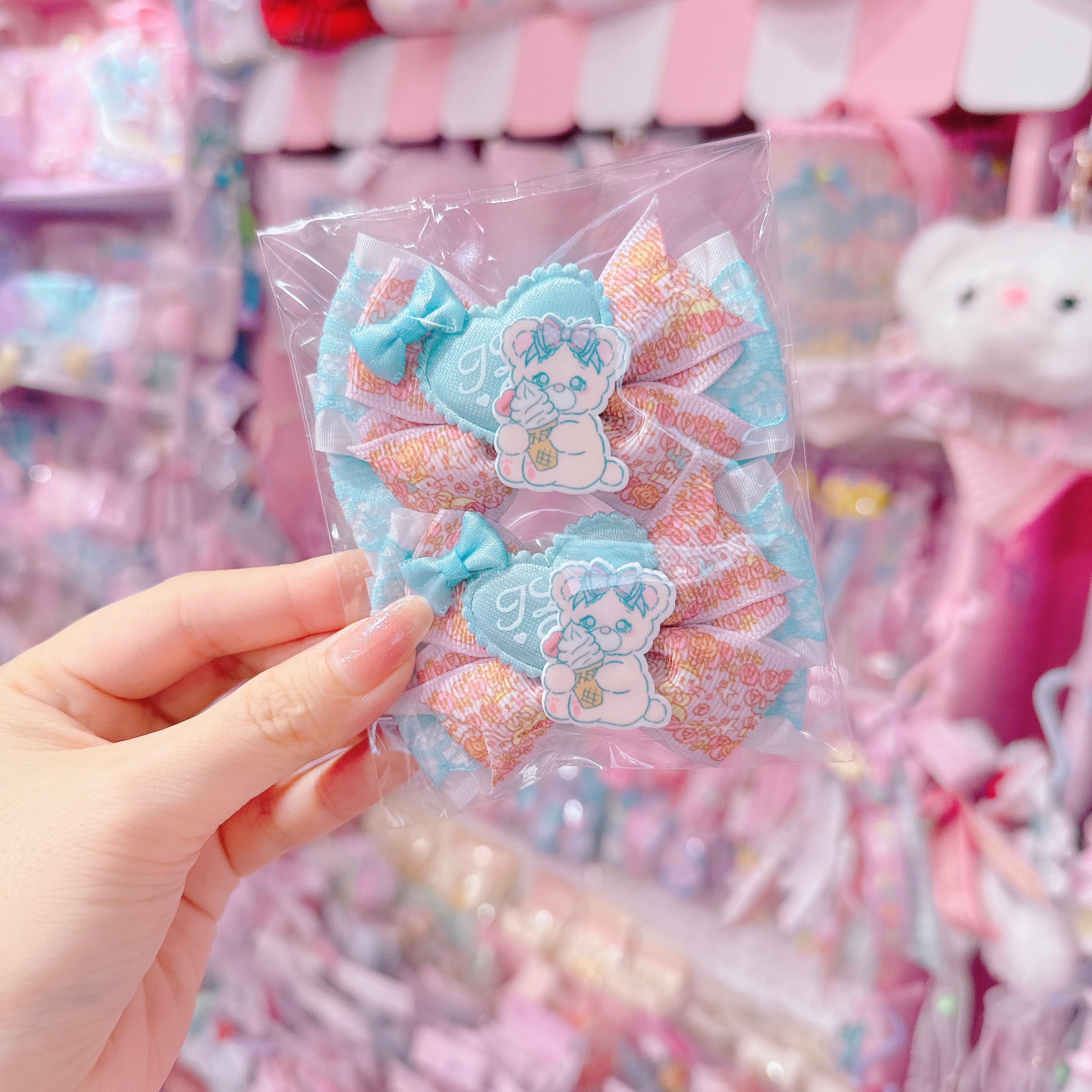 【R38】58-6ツインヘアゴム