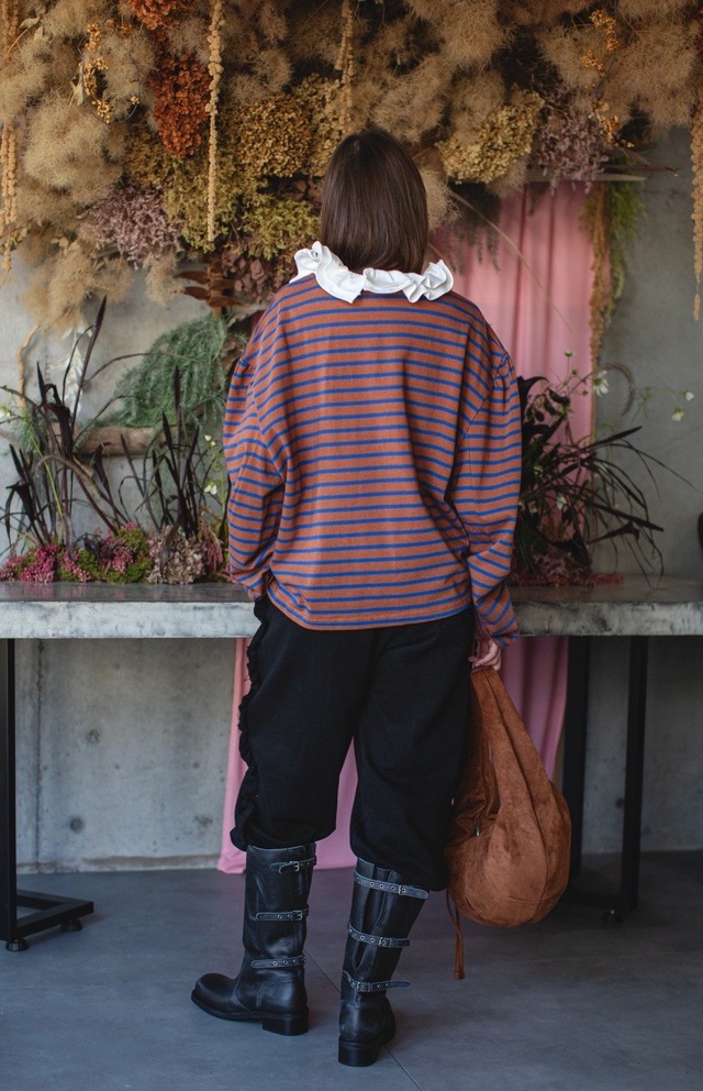 （original)衿つきボーダーTシャツ