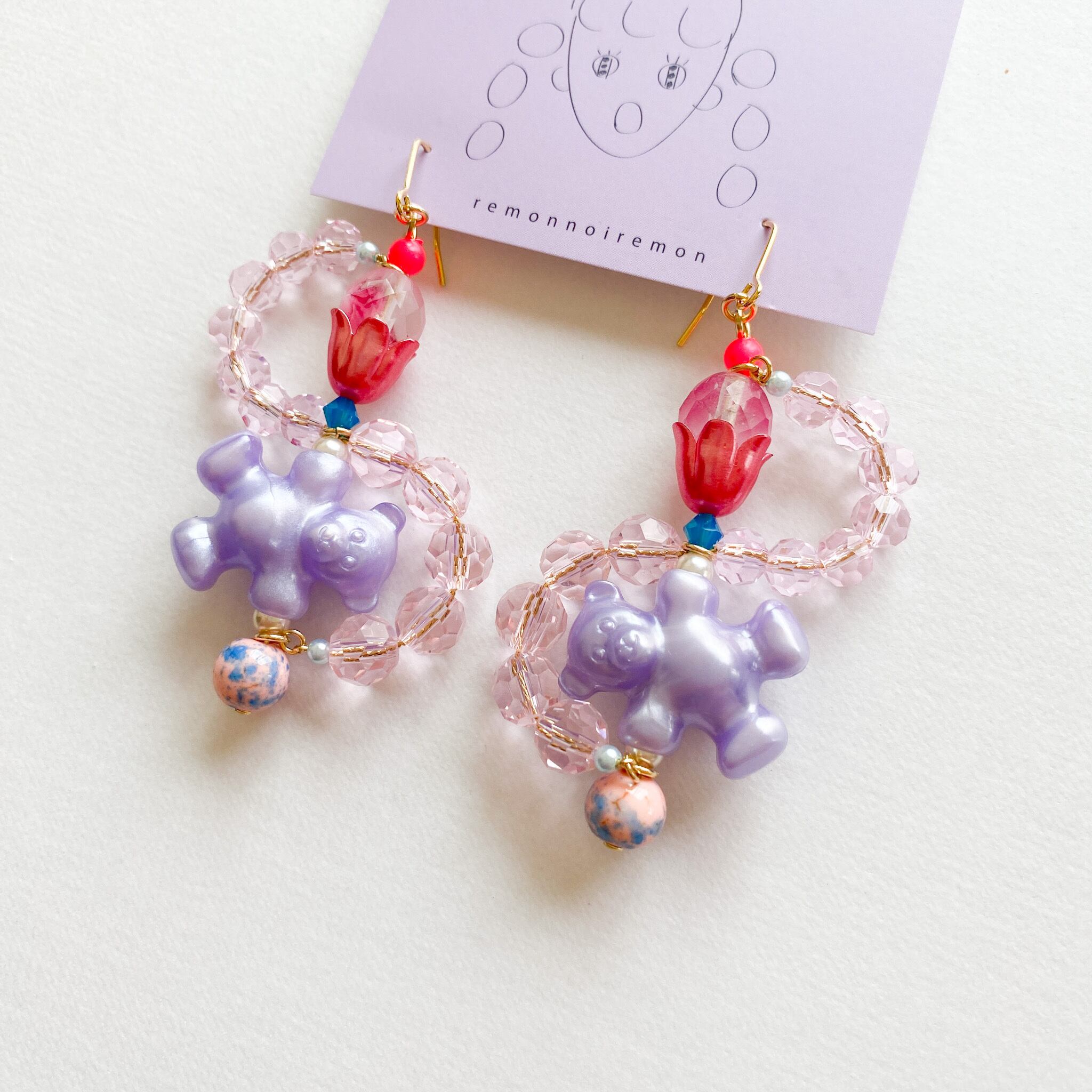 くねくねピアス/イヤリング