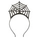HAL442-Spooky Spider Headband-BLACK