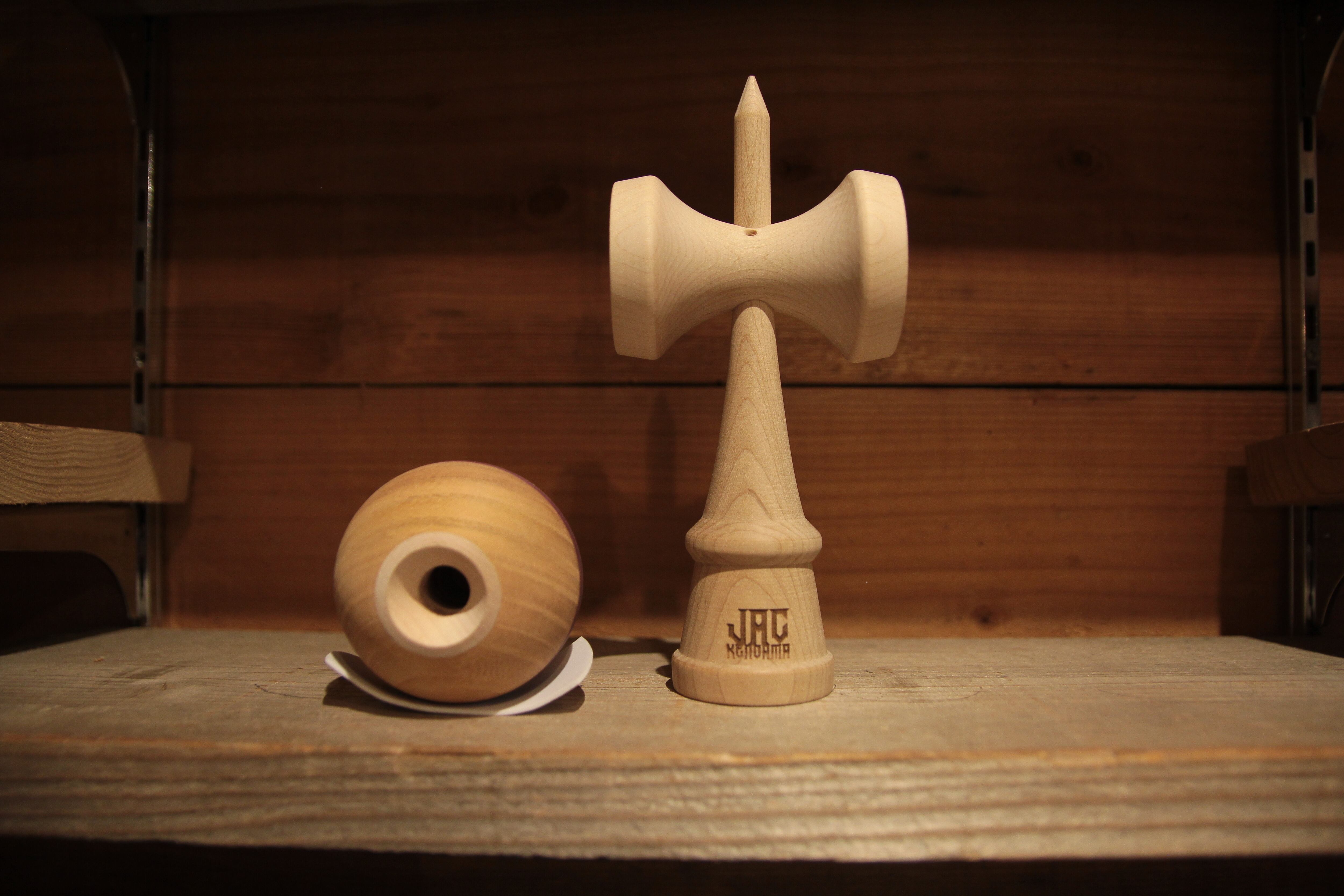 わけあり特価 JAC kendama 10MM LINE LAMINATED MAPLE SMOOTHIEけん玉