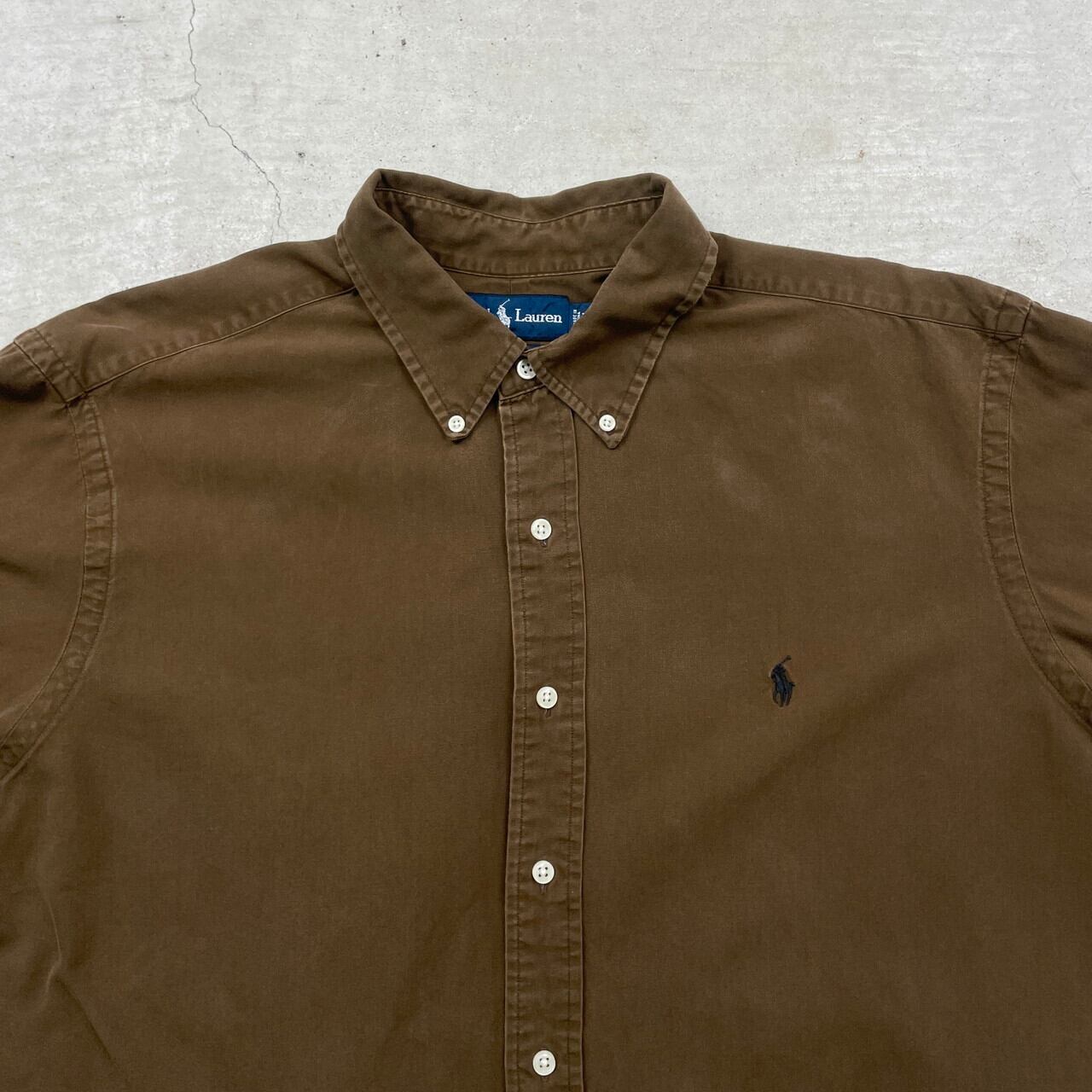 90年代 RALPH LAUREN ラルフローレン CLASSIC FIT コットン ボタン