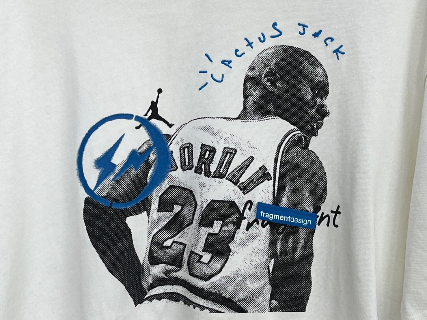 XL Air Jordan Travis Scott Fragment Teeトップス