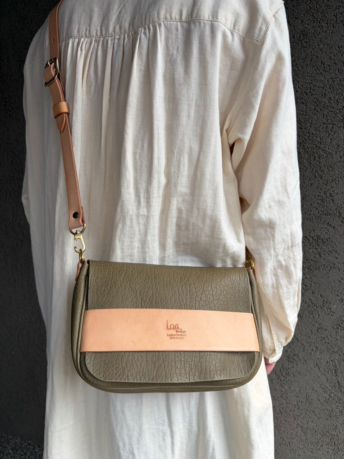 LB-03 insert shoulder bag （インサートフラップ・レザーショルダー