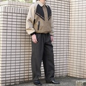 native pattern switching blanket lining duck jacket