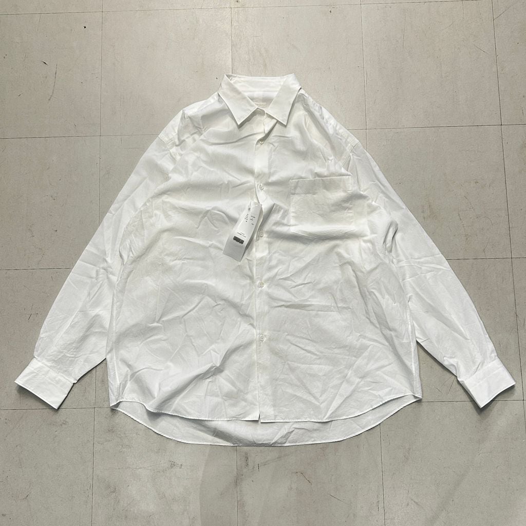 コモリシャツ 22aw ネイビー サイズ4 COMOLI(コモリ) / コモリシャツ