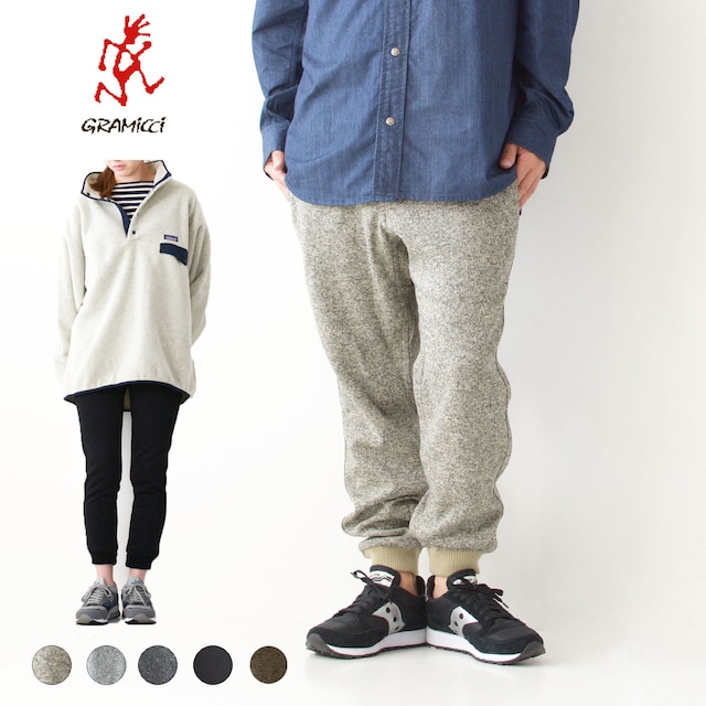 GRAMICCI [グラミチ] BONDING KNIT FLEECE NARROW RIB PANTS [G2FU-P018] ボンディングニットフリースナローリブパンツ・スリムパンツ・フリースパンツ・MEN'S / LADY'S [2023AW]