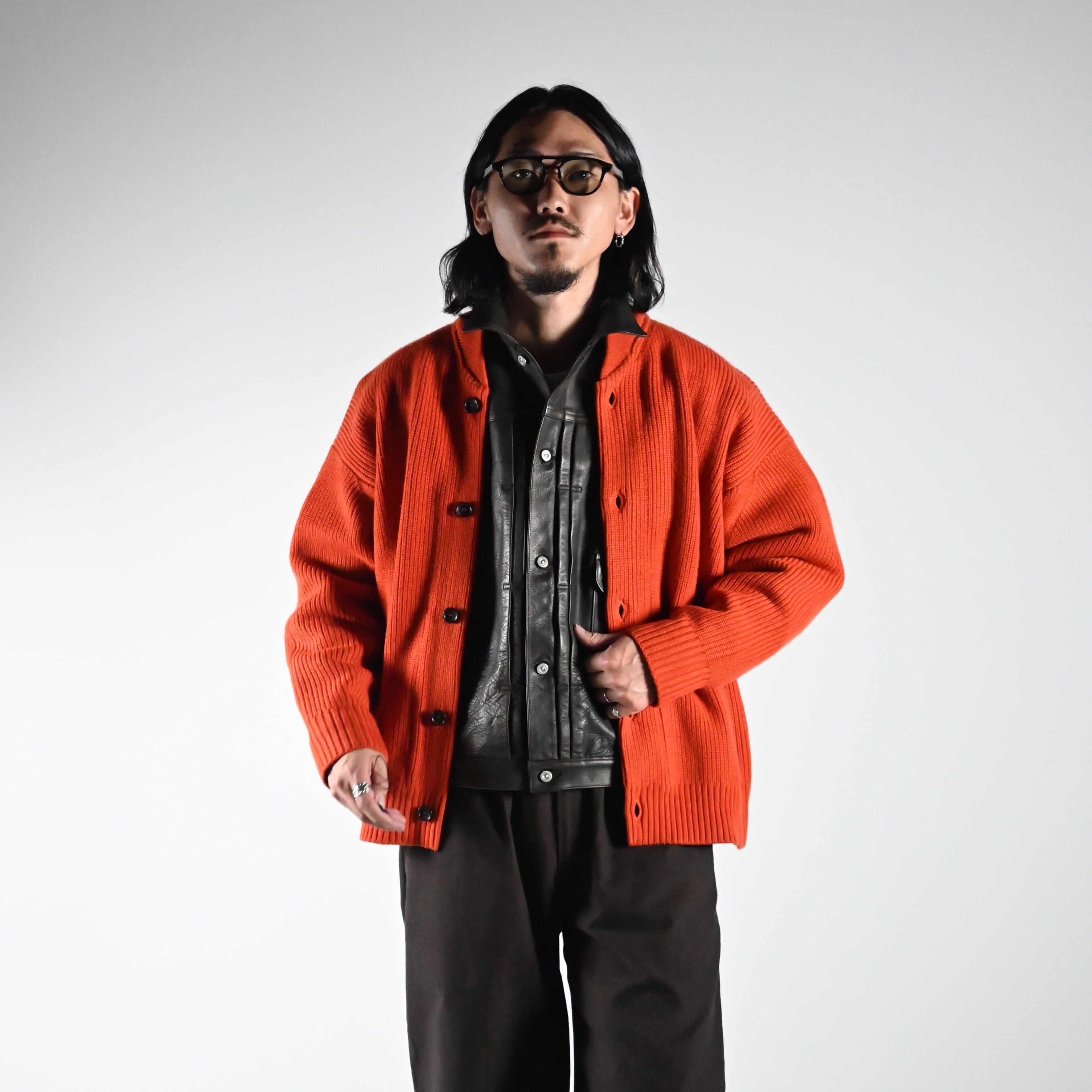 OLD JOE(オールドジョー)PATINA HORSE-HIDE RIVETED JACKET,THE DAY