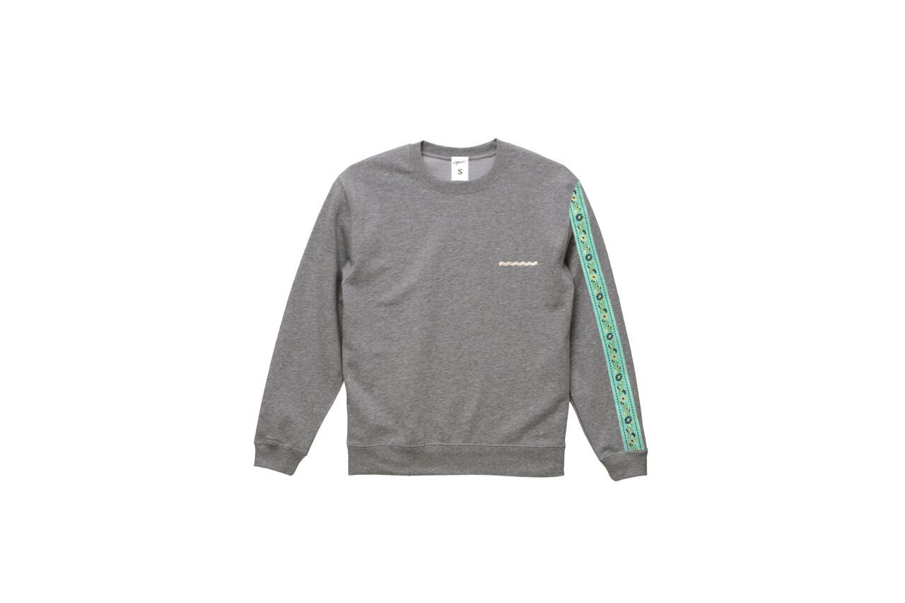 coguchi Flower line sweat (GRY)