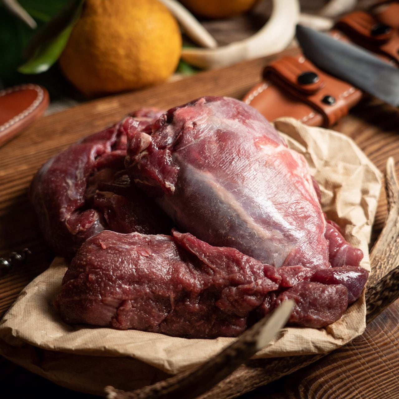 鹿 生肉ブロック（約1.5kg） | 島本ジビエ販売所