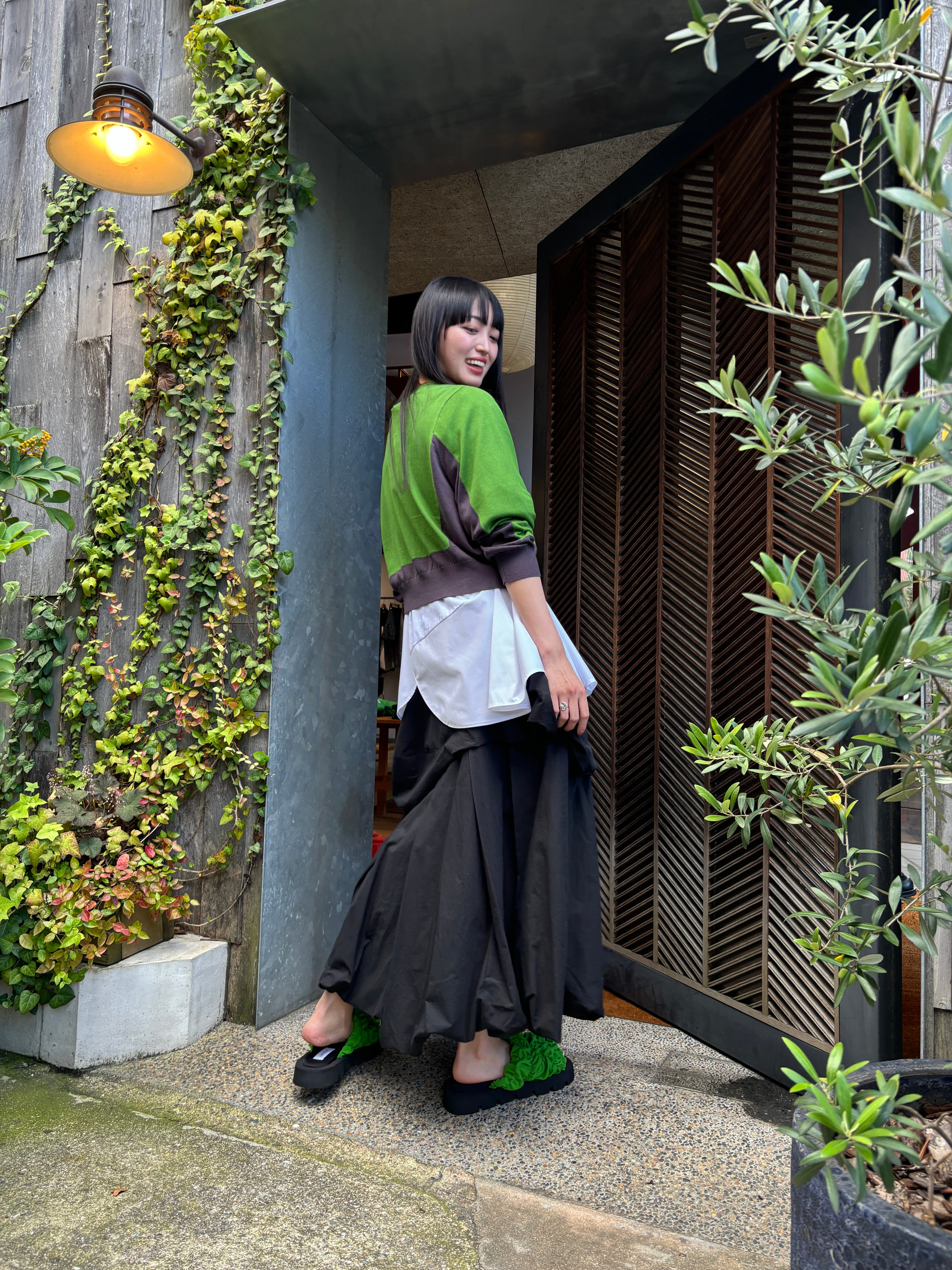 24AW】ENFOLD エンフォルド / COLOR-BLOCK CARDIGAN 24AW】ENFOLD エンフォルド / COLOR-BLOCK CARDIGAN