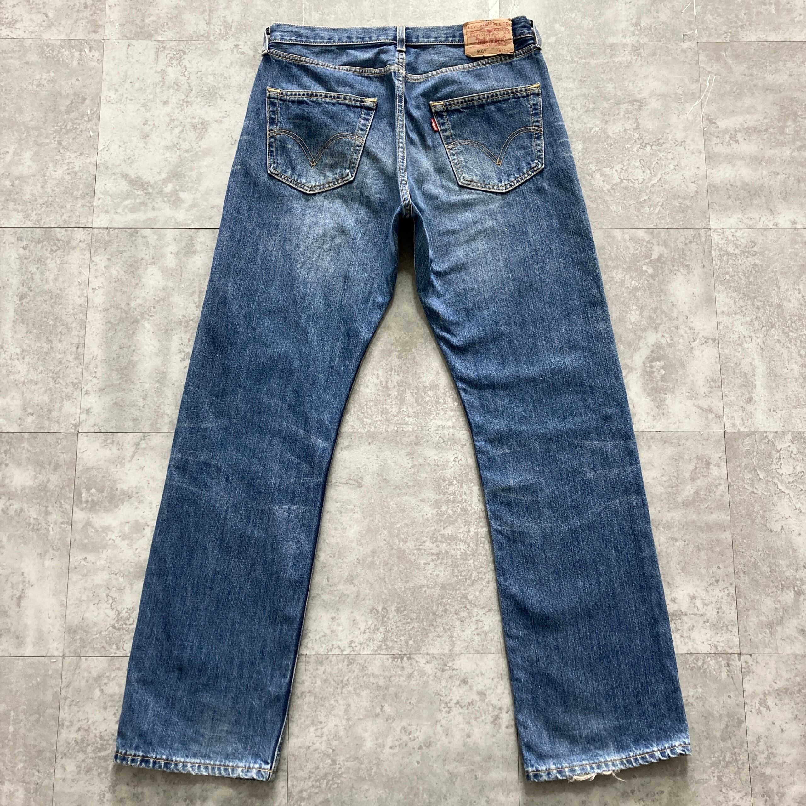 W33 L32】00s Euro Levis 501 ユーロリーバイス 03年製 ハンガリー製