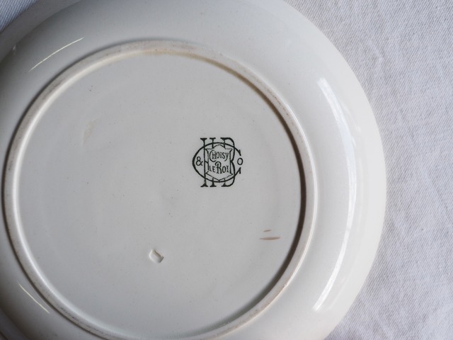 FRANCE ~1930's Choisy le Roi antique picture plate