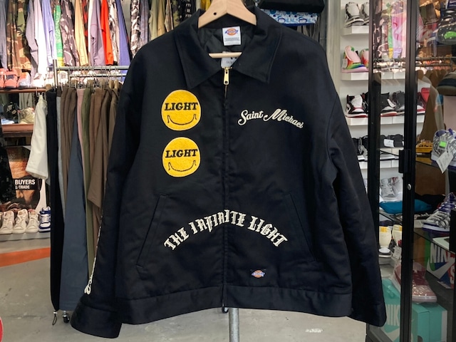 SAINT MICHAEL × DICKIES WORK JACKET BLACK MEDIUM 300KF6183