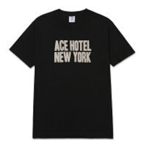 ACE HOTEL NEW YORK BLACK T-SHIRT