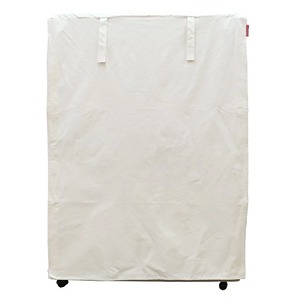 2段用 ケージカバー Bタイプ（縫製・帆布/綿100％） オフホワイト（生成り色)ペットサークルカバー