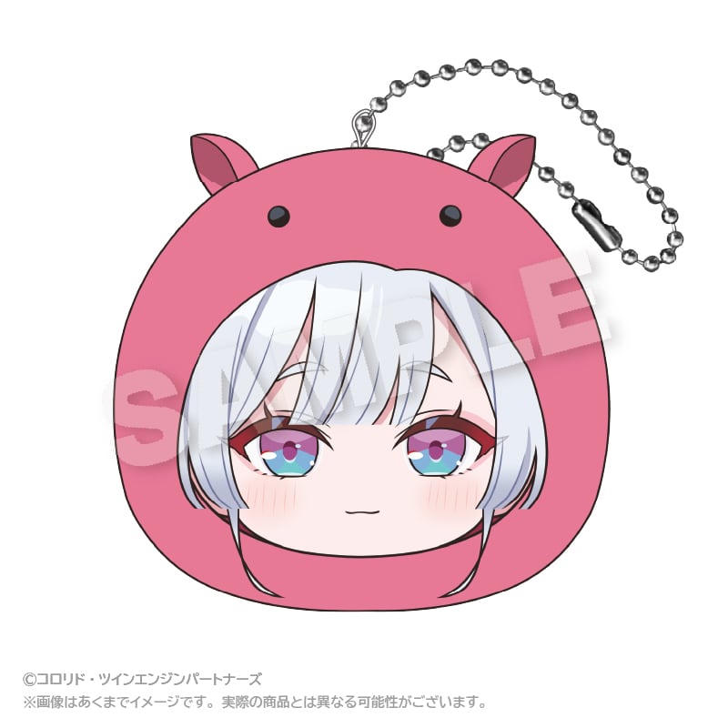 超かぐや姫！ まるめいつクッションキーホルダー 月見ヤチヨ