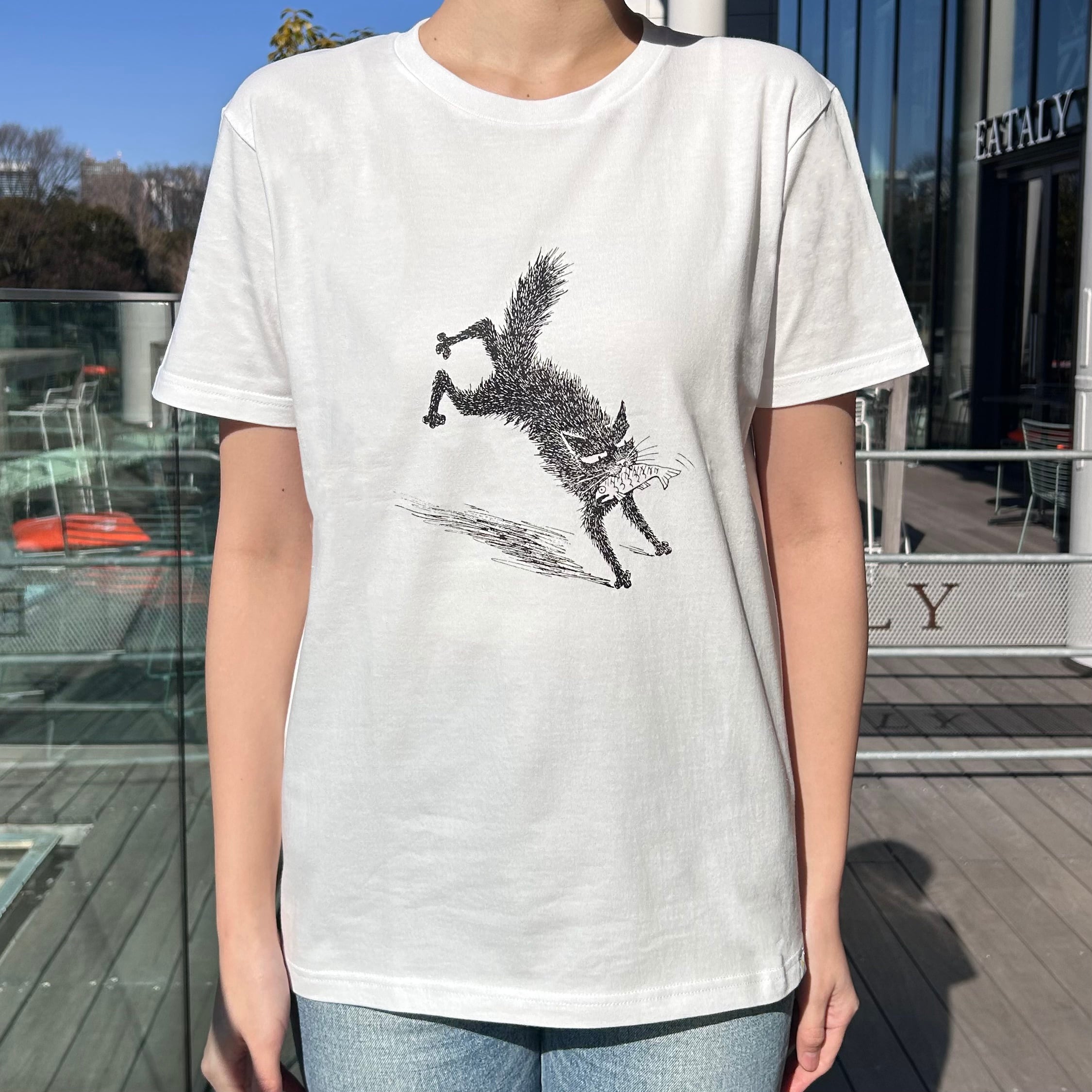 ゴマくんおさかなTシャツ | ねこしゅうかい