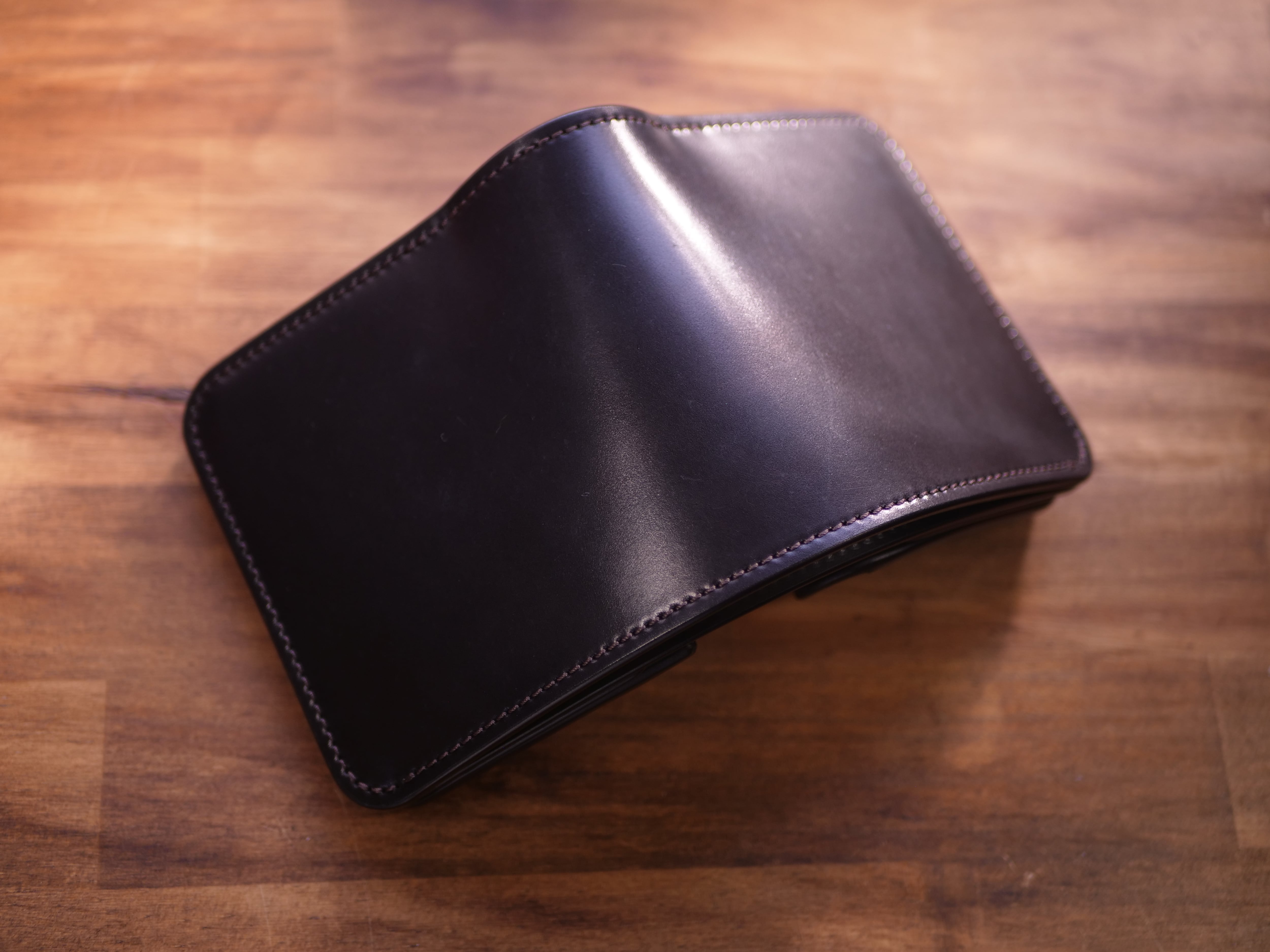 Drum（ドラム）/ Horween shell cordovan Black | robusta leather