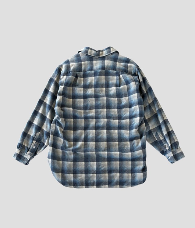 -PENDLETON- Vintage 70s 171/2 Wool Check Shirt made in USA