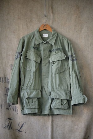Vintage Coat men's combat tropical ver3.  Jungle Fatigue 3rd model N/R U.S.A.F.