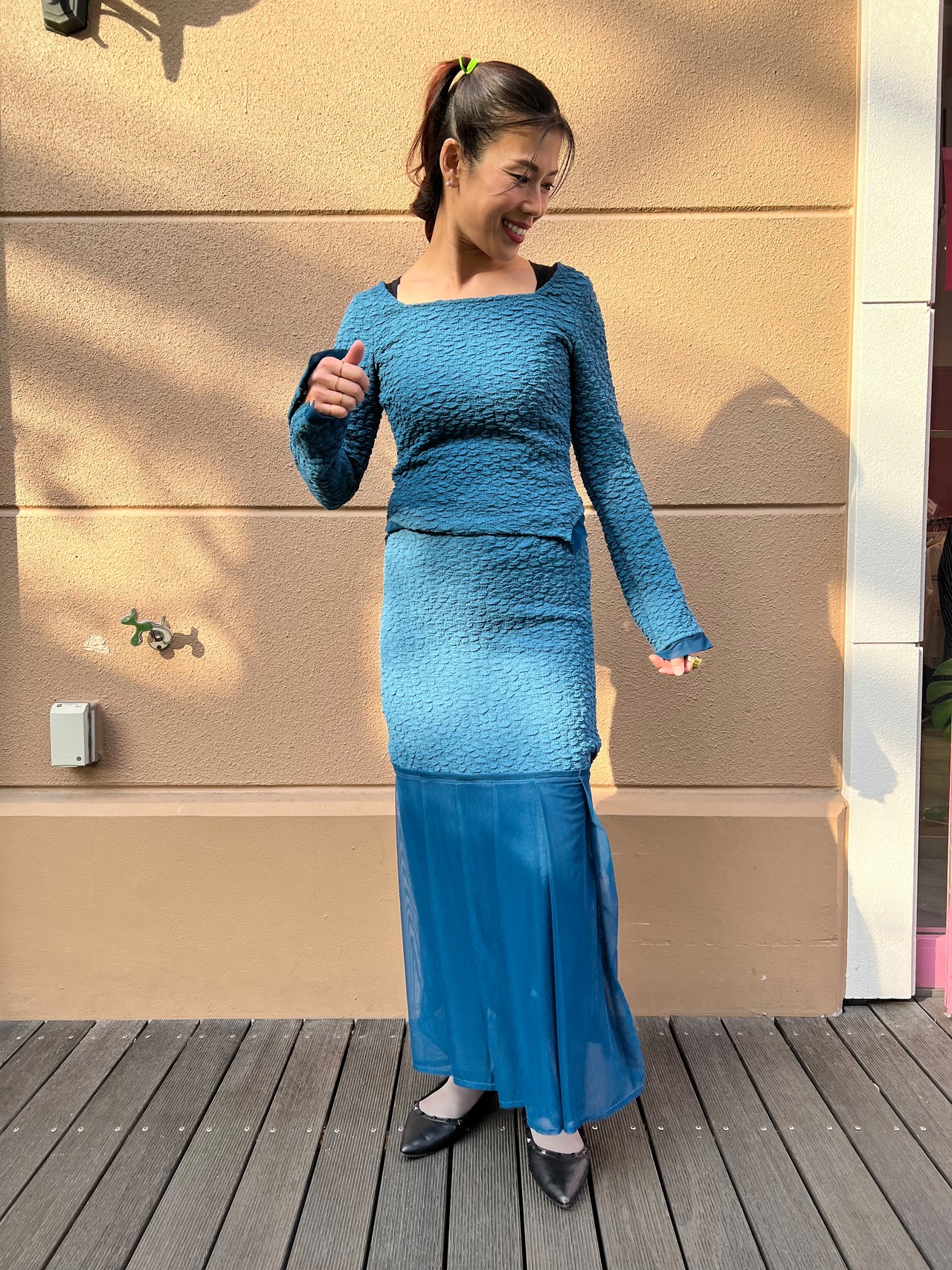 ストレッチジャガードプルオーバー