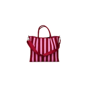 Candy stripe tote bag