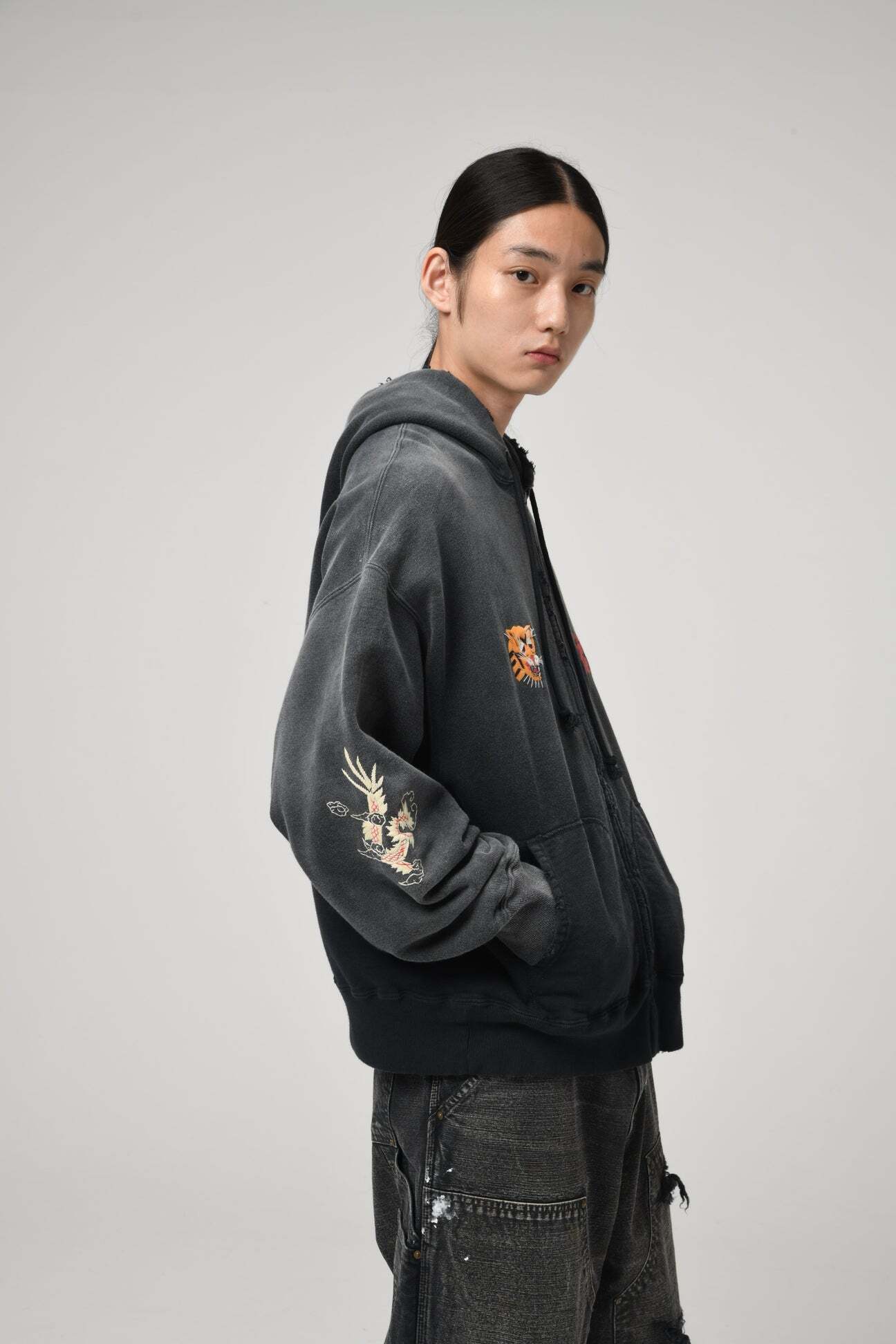 BOW WOW VIETNAM ZIP HOODIE AGED | BASE LINE
