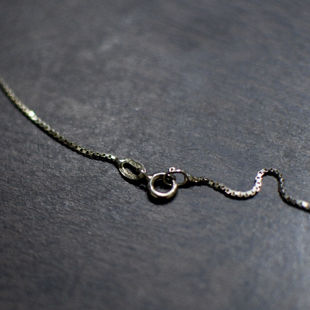 silver 925 rudder design necklace