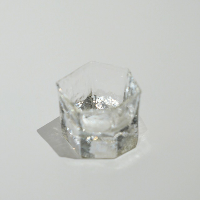 西山芳浩】24.江戸グラス L | 花紫