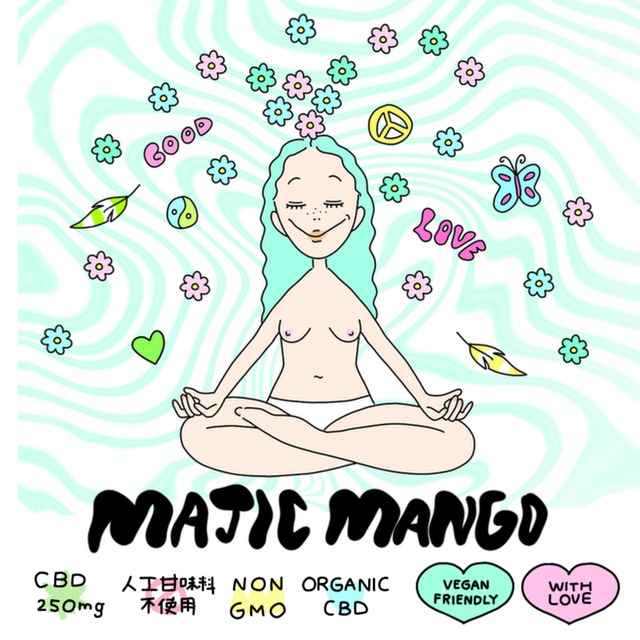 MAJICMANGO CBDキャンディー Meditation マンゴー味 CBD250mg