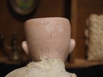 「Gebruder Knoch」レース袖のくったりドール(ヘッド欠け・ヘアラインあり) 画像12