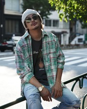 【#Re:room】VINTAGE CRUSH CHECK BIG SHIRTS［RES122］
