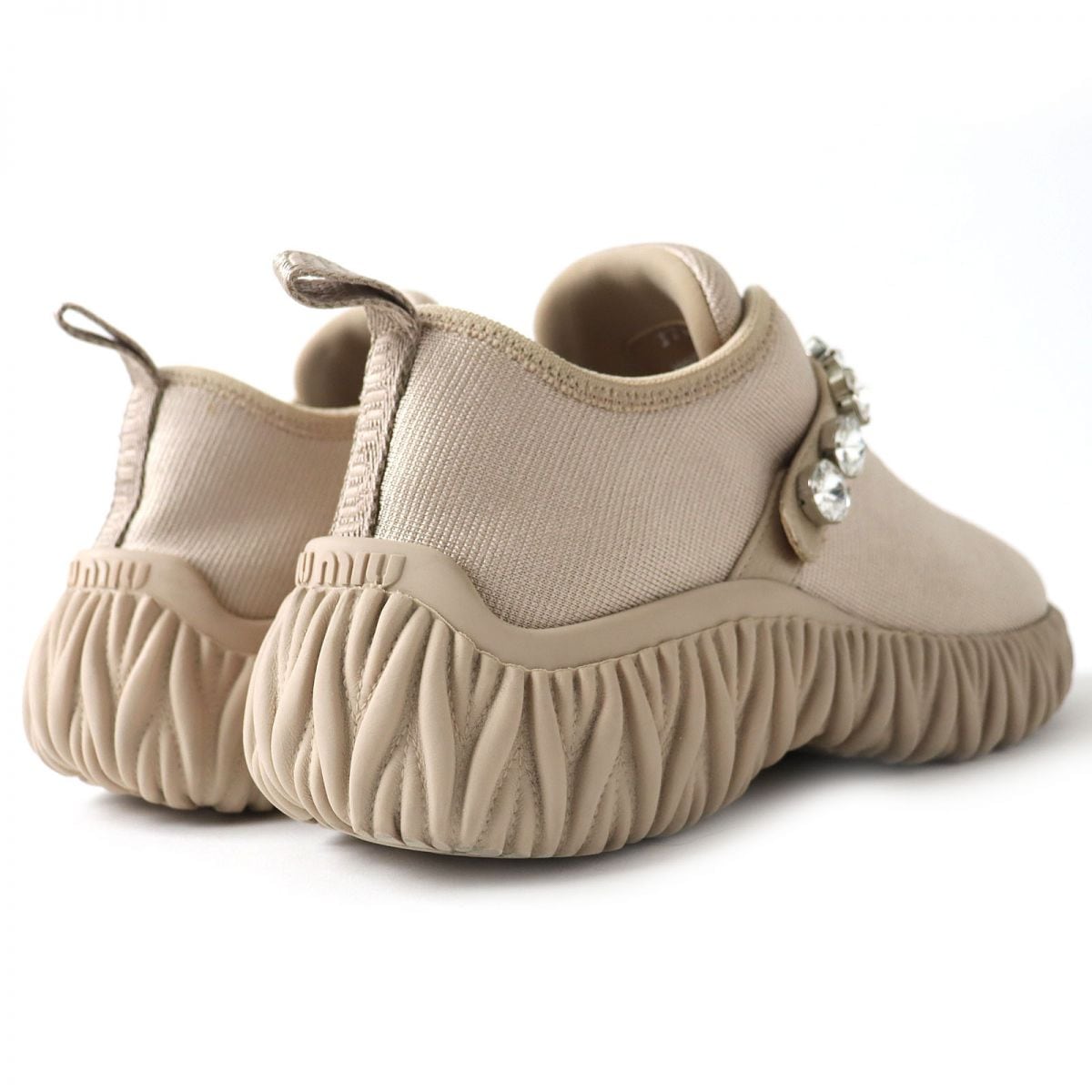 極美品△MIUMIU ミュウミュウ 5S376D クリスタルスタッズ 極美品△MIUMIU ミュウミュウ 5S376D クリスタルスタッズ