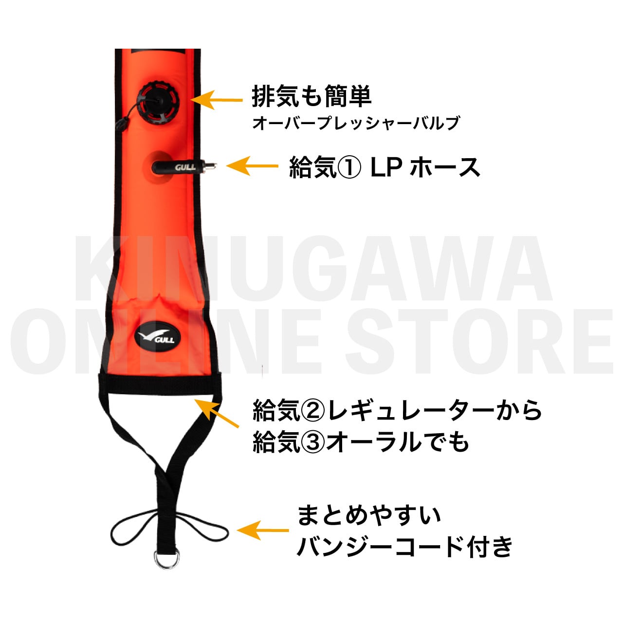 SMB(Surface Marker Buoy)|GULL シグナルフロート