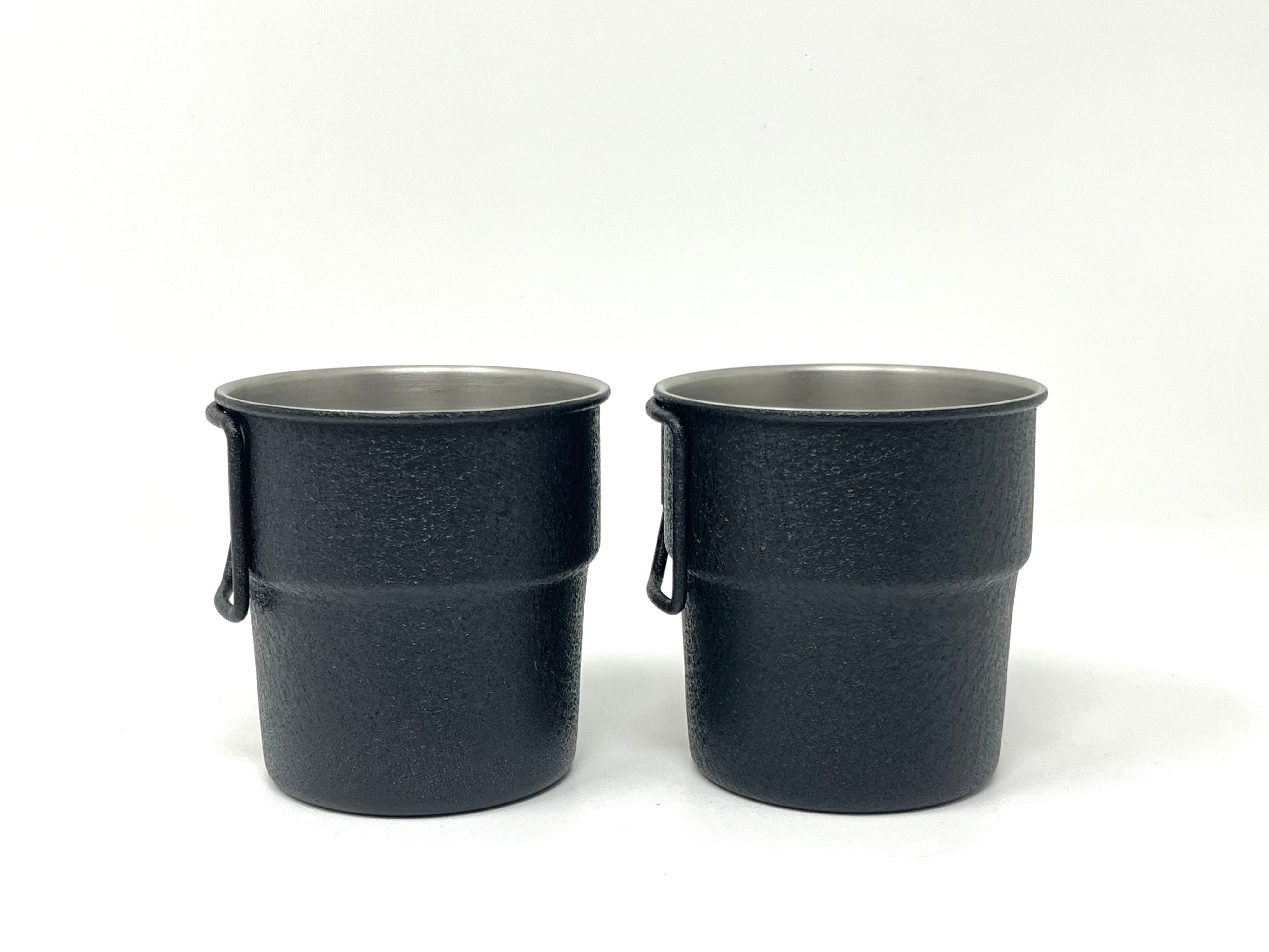 SOMABITO（ソマビト）ソマスタカップ ブラック 2個セット | Outdoor Reuse