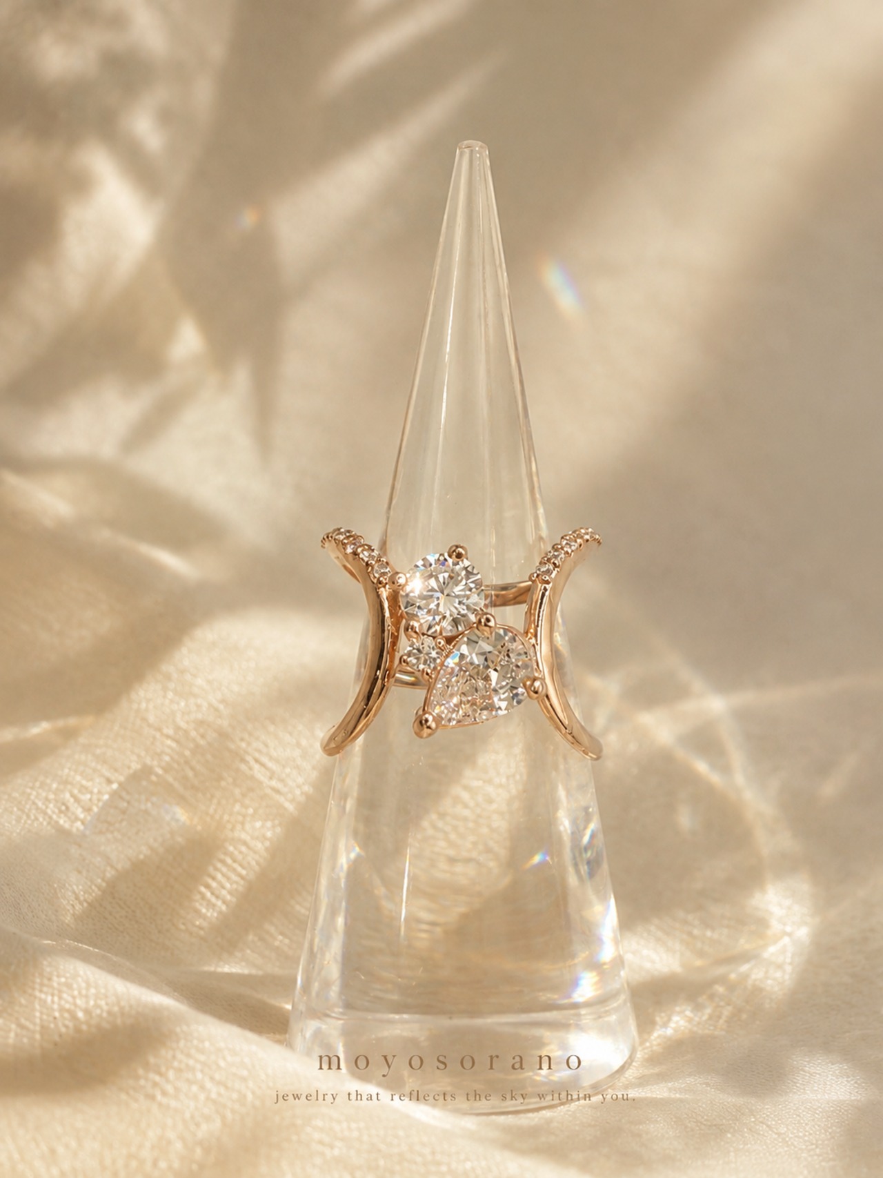 Arc Ring｜Pink Gold Plated