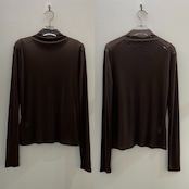 ボトルネックメッシュシアーPO/ブラウン